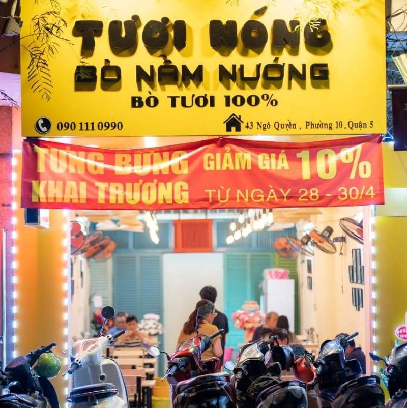 Quán nướng Tươi Nóng Quán 